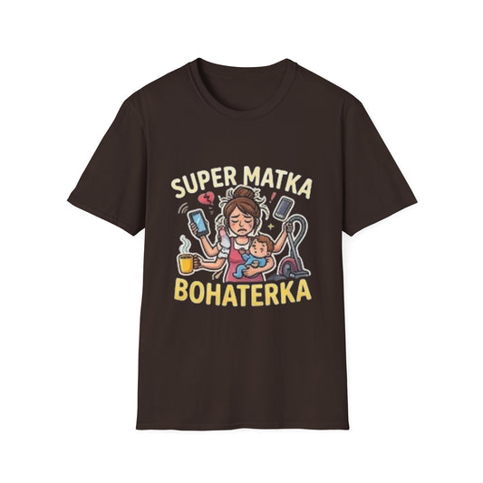 Koszulka "SUPER MATKA BOHATERKA"
