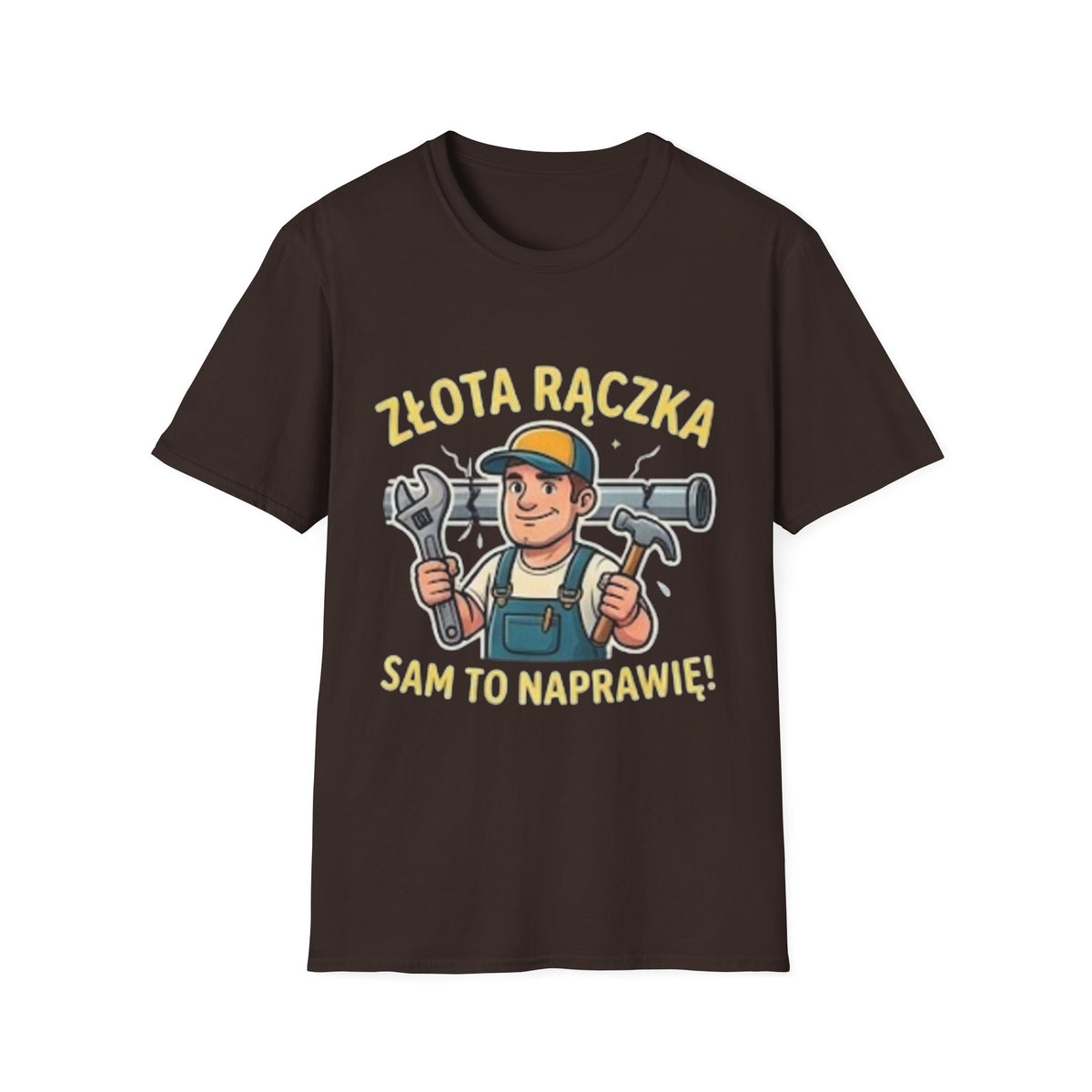 Koszulka "ZŁOTA RĄCZKA, SAM TO NAPRAWIĘ"
