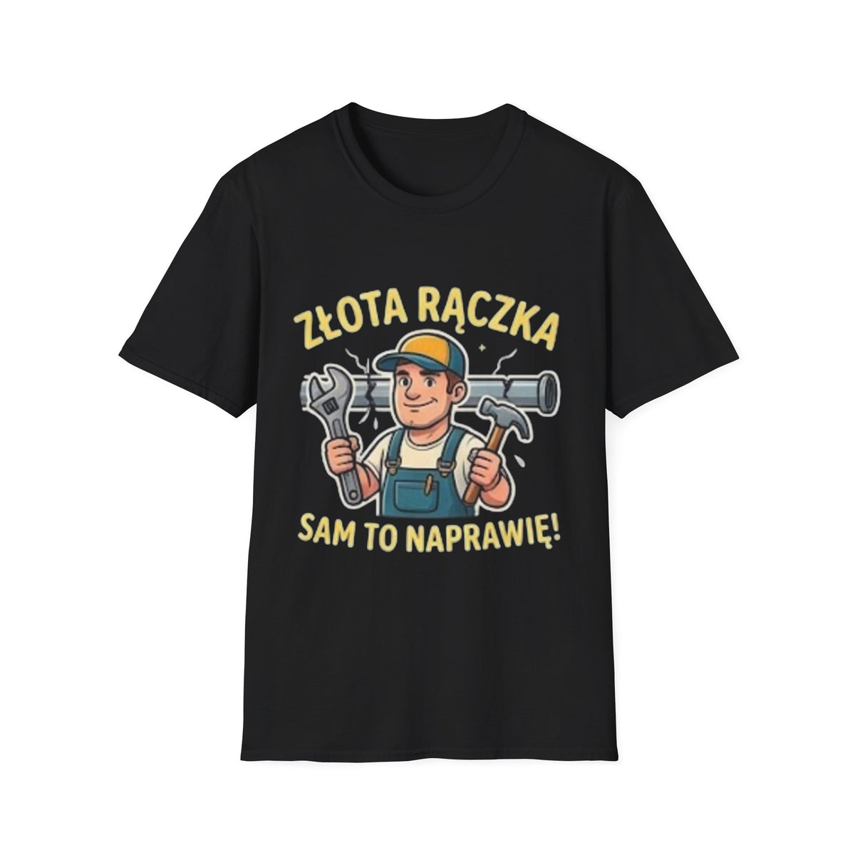 Koszulka "ZŁOTA RĄCZKA, SAM TO NAPRAWIĘ"