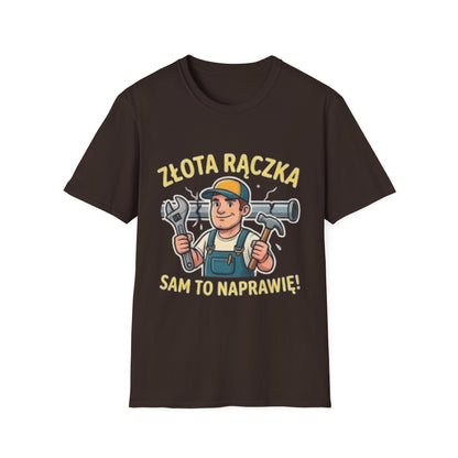 Koszulka "ZŁOTA RĄCZKA, SAM TO NAPRAWIĘ"
