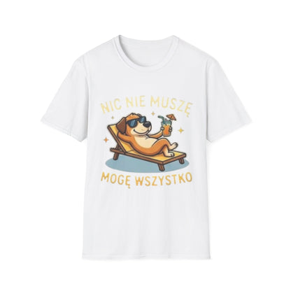 Koszulka "NIC NIE MUSZĘ, MOGĘ WSZYSTKO"
