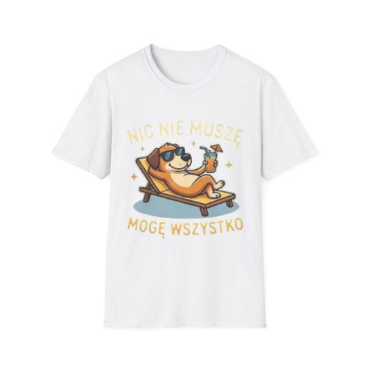 Koszulka "NIC NIE MUSZĘ, MOGĘ WSZYSTKO"