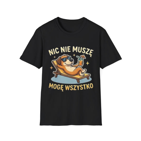 Koszulka "NIC NIE MUSZĘ, MOGĘ WSZYSTKO"