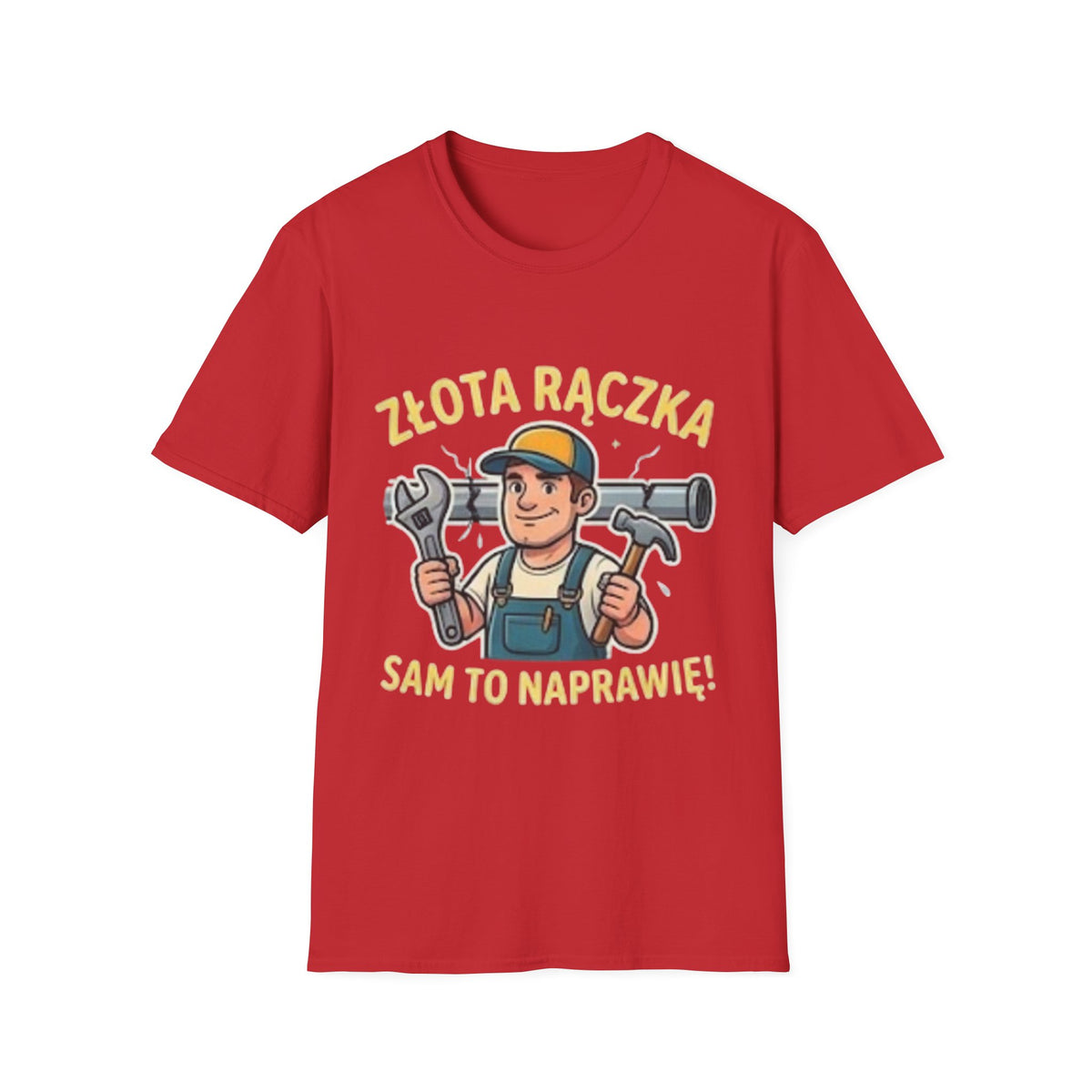 Koszulka "ZŁOTA RĄCZKA, SAM TO NAPRAWIĘ"
