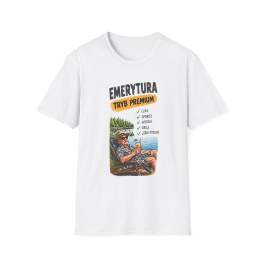 Koszulka "EMERYTURA TRYB PREMIUM"