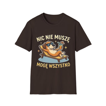Koszulka "NIC NIE MUSZĘ, MOGĘ WSZYSTKO"